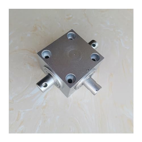 Winkelantrieb, 1 Stück, 90 Grad, kleiner rechter Winkel, 1,5 m, 20 Zähne, Übersetzungsverhältnis 1:1, Aluminiumlegierungsschale, 2 oder 3 Wellen, Zahnrad, Kommutator, Getrieberitzel(3 Output Shaft) Winkelantrieb, 1 Stück, 90 Grad, kleiner rechter Winkel, 1,5 m, 20 Zähne, Übersetzungsverhältnis 1:1, Aluminiumlegierungsschale, 2 oder 3 Wellen, Zahnrad, Kommutator, Getrieberitzel(3 Output Shaft) von AUNANGLJSCS
