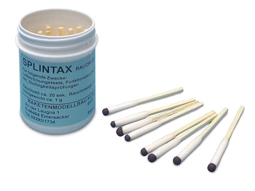 Raketenmodellbau Klima GmbH Björnax Splintax Rauchhölzer in Dose 25 Stück von AUNEOS