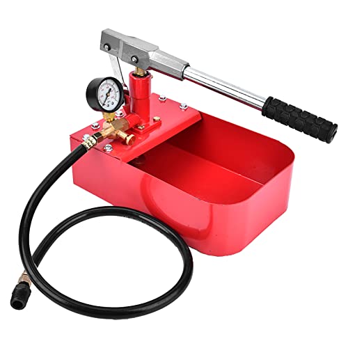 1000Psi 7Mpa Manual Hydraulic, Pressure Test Pump Hydrostatic Pump Test Pump Pipe Valve Water Pressure Tester Hand Tool von AUNMAS