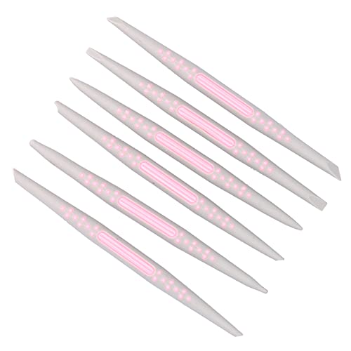 6Pcs Fondant Kuchen Dekorationswerkzeuge, Kunststoff Fondant Carving Sculpting Pen Set Dekorationswerkzeuge Kuchen DIY Zeichenwerkzeug Sugar Modeling Shaper Dekor Werkzeug für DIY Handwerk von AUNMAS