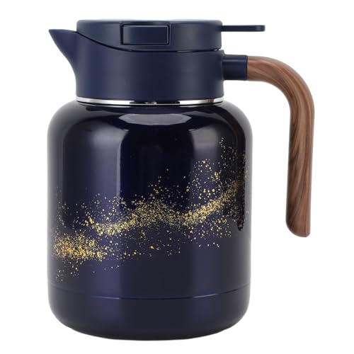 AUNMAS 1300 Ml Isolierter Teekanne, 304 Edelstahl -Ti -Legierung Digital Display Heiße Getränkespender mit Rotierbarem Thermalkaffeekanne für Home Office AUNMAS 1300 Ml Isolierter Teekanne, 304 Edelstahl -Ti -Legierung Digital Display Heiße Getränkespender mit Rotierbarem Thermalkaffeekanne für Home Office von AUNMAS