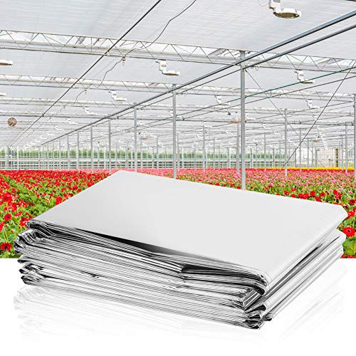 AUNMAS 2 Pack Silberpflanze Reflektierende Folien, Reflektierender Film, Reflektierende Filme für Gewächshäuser, Gewächshaus Anbauen Leichte Accessoires, für die Verwendung in AUNMAS 2 Pack Silberpflanze Reflektierende Folien, Reflektierender Film, Reflektierende Filme für Gewächshäuser, Gewächshaus Anbauen Leichte Accessoires, für die Verwendung in von AUNMAS