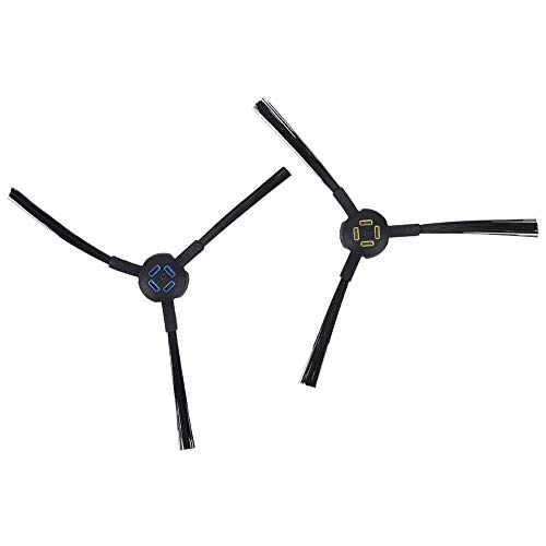 AUNMAS 2 Stück Seitenbürste, 14x14 cm ABS Staubsauger-Ersatz für A9 a7 v8Sx750 X800 X787 X785 Reinigungsroboter von AUNMAS