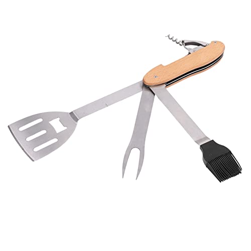 AUNMAS 5 in 1 BBQ Multi -Tool, Faltbare und Tragbare Grillwerkzeuge mit Spatel Fork Pinsel und Zangen Essentielles Zubehör für Grillgrill und Camping AUNMAS 5 in 1 BBQ Multi -Tool, Faltbare und Tragbare Grillwerkzeuge mit Spatel Fork Pinsel und Zangen Essentielles Zubehör für Grillgrill und Camping von AUNMAS
