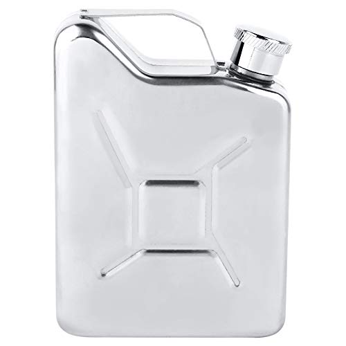 AUNMAS 5oz Edelstahl -Whiskyflaskolben -Leckdarsteller Tragbare Spirituosenflasche für Männer mit Modischem Design Zum Camping -Picknick AUNMAS 5oz Edelstahl -Whiskyflaskolben -Leckdarsteller Tragbare Spirituosenflasche für Männer mit Modischem Design Zum Camping -Picknick von AUNMAS