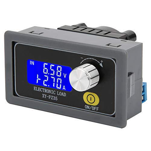 AUNMAS Batterieprüfer Batterie-Testwerkzeug, 0,01A Präzisionsstromanpassung DC5.0-30.0V Elektronischer Lastentester mit Intelligenter Temperaturgesteuerter Lüfter (5A/35W) von AUNMAS