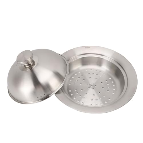 AUNMAS Dampfplatte Fliegende Saucer aus Rostfreiem Stahl, Multifunktionaler Metallfischdampfer -Nudel -Abfluss mit Deckel für die Küche zu Hause Geeignet AUNMAS Dampfplatte Fliegende Saucer aus Rostfreiem Stahl, Multifunktionaler Metallfischdampfer -Nudel -Abfluss mit Deckel für die Küche zu Hause Geeignet von AUNMAS