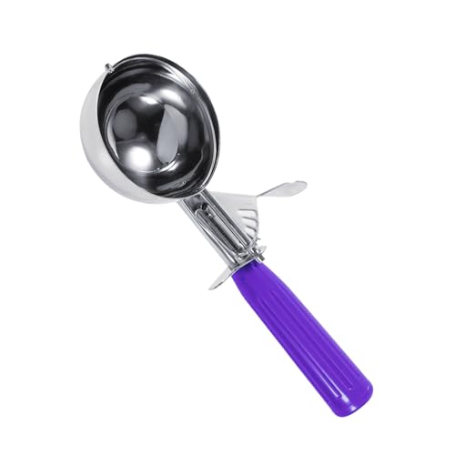 AUNMAS Eiscreme-Schaufel, Edelstahl-Keksschaufel mit Nicht Rutschem Griff, Küchenwerkzeug für Zuhause, Dessertgeschäft, Café, Bar, Restaurant (4,2 cm) von AUNMAS