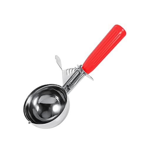 AUNMAS Eiscreme-Schaufel, Edelstahl-Keksschaufel mit Nicht Rutschem Griff, Küchenwerkzeug für Zuhause, Dessertgeschäft, Café, Bar, Restaurant (5.2 cm) von AUNMAS