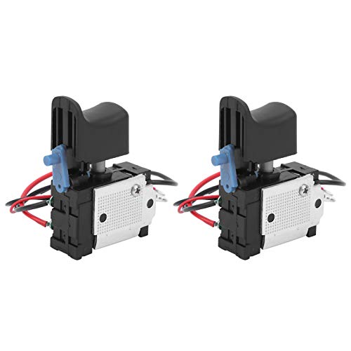 AUNMAS Elektrowerkzeugauslöser, Universeller Elektrischer Bohrerschalter, 2PCS -Steuergerät für Winkelmühle Zubehör Zum Ersetzen Alter oder Beschädigter Schalter von AUNMAS