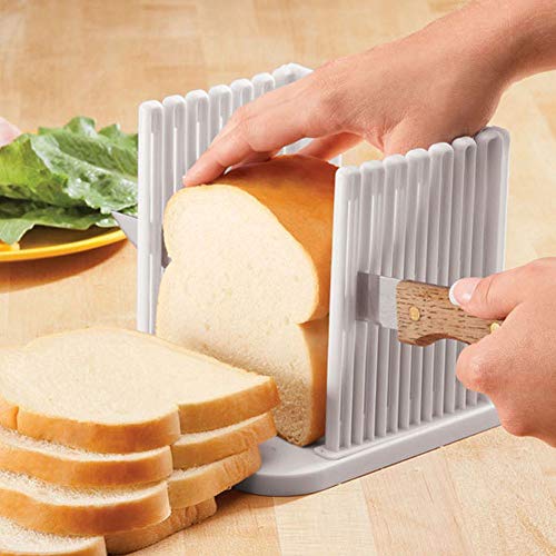 AUNMAS Faltbarer Brotklima, Laibschnitzel, Backware, Brotschärfer, Toastschneider, Schimmel, Toasthilfe, Backwerkzeuge Zum Schneiden von Brot in der Küche von AUNMAS