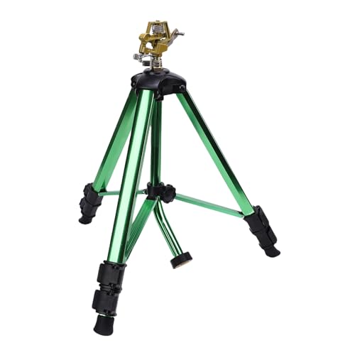 AUNMAS Hochleistungsrasen -Sprinkler -Messing -Impaktstativsprinkler für Garten mit Verlängerten Beinen, 360 -Grad -Rotation, Großflächenabdeckung, Filterdichtung, PTFE -Klebeband von AUNMAS