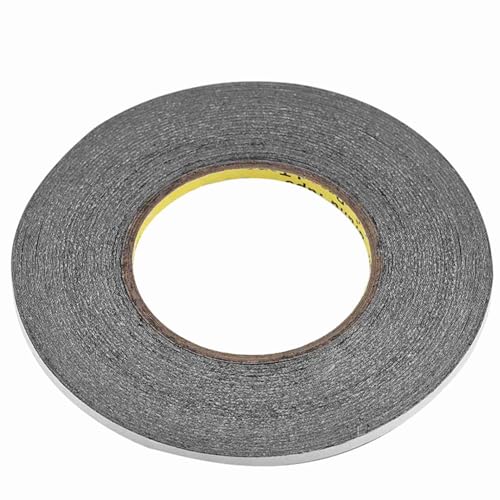 AUNMAS Hochtemperaturkleber Doppelseitiges Klebeband für die Reparatur von LCD -Bildschirm- und Typ Vorzeichenbindung 50 M (Breite 5 mm lang 50 Meter) von AUNMAS