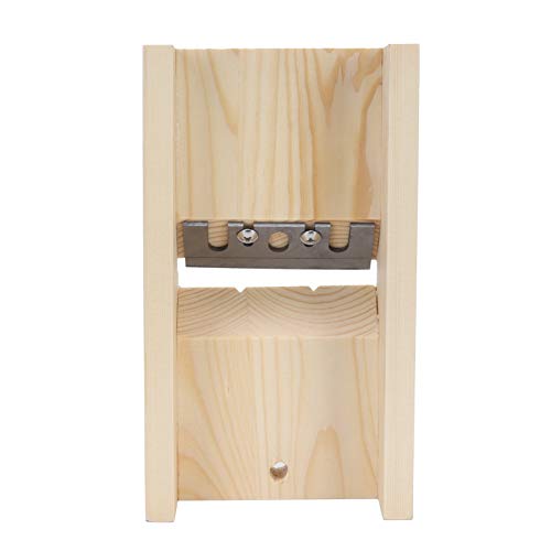 AUNMAS Kiefer Holz Seife Beveler, 19,5x11x5cm DIY Einstellbare Hand Gemacht Seife Cutter Planer Seifenschneidewerkzeug zur Herstellung von Seife, Kerzen, Kuchen, Pizza, Brot AUNMAS Kiefer Holz Seife Beveler, 19,5x11x5cm DIY Einstellbare Hand Gemacht Seife Cutter Planer Seifenschneidewerkzeug zur Herstellung von Seife, Kerzen, Kuchen, Pizza, Brot von AUNMAS