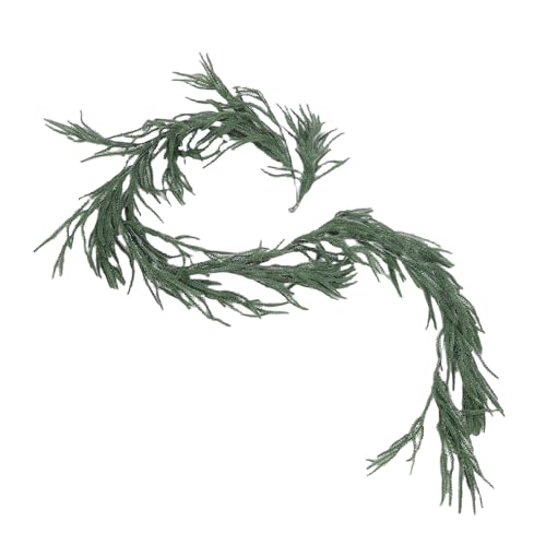 AUNMAS Künstliche Norfolk Pine Garland, Real Touch Pine Faux Greeny Girland für Verschiedene Festliche Situationen, Verändert Problemlos Jeden Raum AUNMAS Künstliche Norfolk Pine Garland, Real Touch Pine Faux Greeny Girland für Verschiedene Festliche Situationen, Verändert Problemlos Jeden Raum von AUNMAS