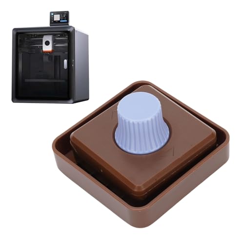 AUNMAS Plattenreiniger -Mikrofaserhalter, 3D -Druckreinigungsbürsten -Organizer -Tablett für Präzisionsdruckplatten und Gerätereinigung (Kaffee) von AUNMAS