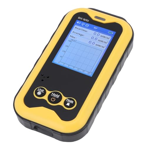 AUNMAS Tragbarer Digitaler Elektromagnetischer Feldstrahlungsdetektor, EMF -Detektor mit LCD -Anzeige, Alle 3 Arten von Elektromagnetischen Strahlungsfeld für Heimbüro und Geräte von AUNMAS