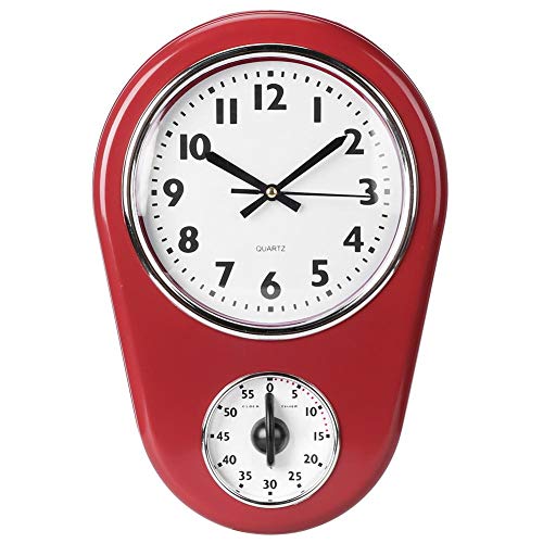 AUNMAS Vintage Wand hängen Uhr große Uhr Home Küche Timer Wandhalterung Büro Schlafzimmer Wohnzimmer AUNMAS Vintage Wand hängen Uhr große Uhr Home Küche Timer Wandhalterung Büro Schlafzimmer Wohnzimmer von AUNMAS