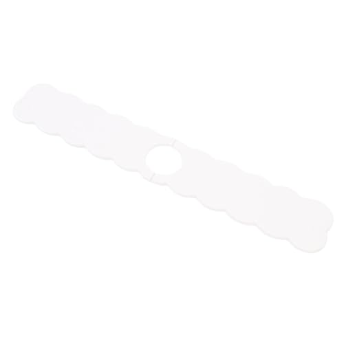 AUNMAS Wasserhahnmatte für Küchenspüle, Schnell Trocknendes Wasser Absorbierender Spritzschutz Waschbecken Schwammhalter für Badezimmerschalter (WHITE) von AUNMAS