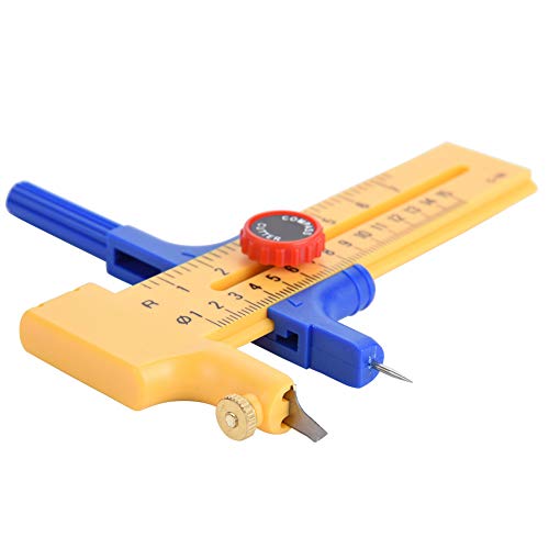 Adjustable Compass Circle, Circle Cutter Compass Cutter Cutter Round Draw Picture Cutting Knife Tool von AUNMAS