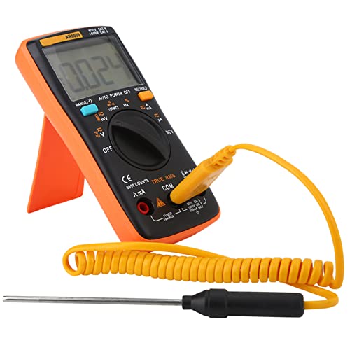 AUNMAS ANENG AN8009 Digitales Multimeter, Elektronisches AC/DC-Spannungsmessgerät mit automatischem Messbereich und Echteffektivwert mit LCD Anzeige von AUNMAS