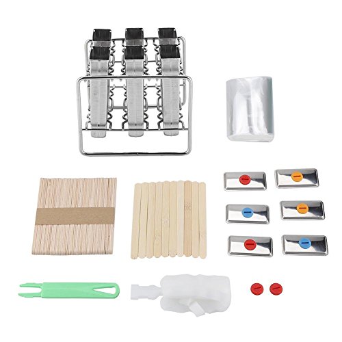 AUNMAS Edelstahl-Eiscremeform, Eis-Pop-Maschine mit Cremestäbchen, Cremebeuteln, Regal und Pinsel für Haus, Küche DIY von AUNMAS