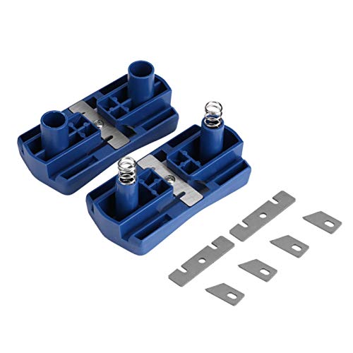 Edge Trimmer Banding Machine Set PVC Wood Edge Banding Machine, 2 Edges Edge Banding Trimmer Manual Trimming Woodworking Tool Mini Melamine Wood Edge Banding Trimmer von AUNMAS