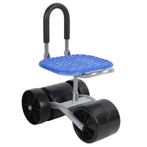 Gartenwagen-Rollhocker, Rollender Gartenroller mit Rädern, Arbeitssitzwagen-Werkzeug für Terrassenhof Im Freien von AUNMAS