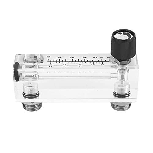 Lzm6T Acrylic Pmma Adjustable, Meter Air Lzm 6T Panel Type Gas Flowmeter 1~10Lpm 1/4 M18*1.5 von AUNMAS