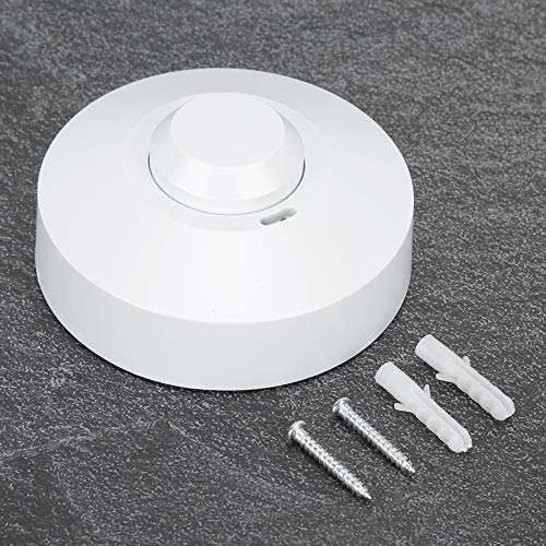 AUNMAS Mikrowellen-Sensorschalter, DC 12-24V 360° Niederspannungs-Mikrowellen-Radarsensor Licht-Bewegungsmelder-Schalter für Schränke, Keller, Waschräume, Garagen, Bäder von AUNMAS