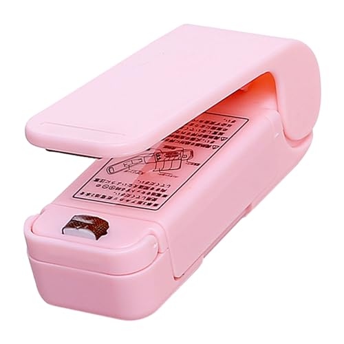 Mini -Beutel -Versiegelung, ABS -Batterie 2 in 1 Hand Presse Keimeversiegelung mit Cutter Tragbarer Kleiner Handheld -Beutel -Wiederholer -Maschine für Plastiktüten (#2) von AUNMAS
