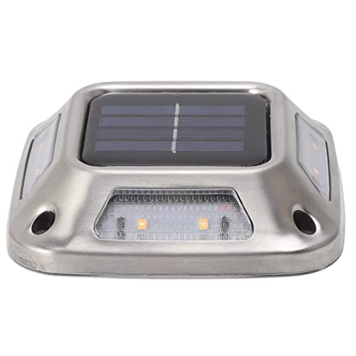 Solar Bodenleuchte Wandleuchte Wasserdichte Stehleuchte 8 LEDs Warmes Licht Solar Gartenleuchte Wand Dekoleuchte Außenhöfe Auffahrt Markierungsleuchte Landschaftsleuchte von AUNMAS