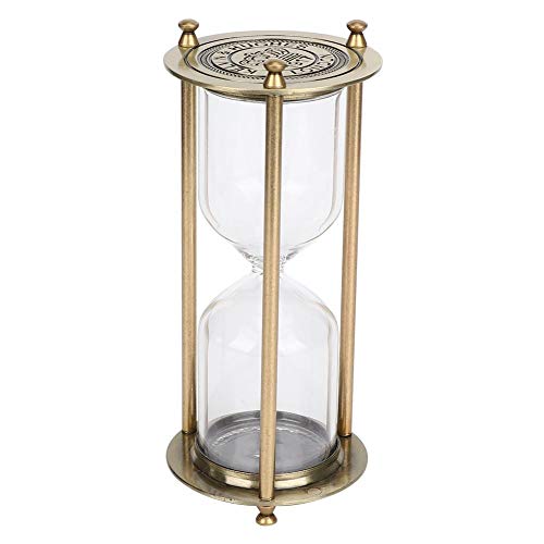 AUNMAS Sanduhr, 16cm / 6.3in Glas-Sanduhr Heimdekoration Sanduhr Timer Sanduhr Ornament für Heimdekoration von AUNMAS