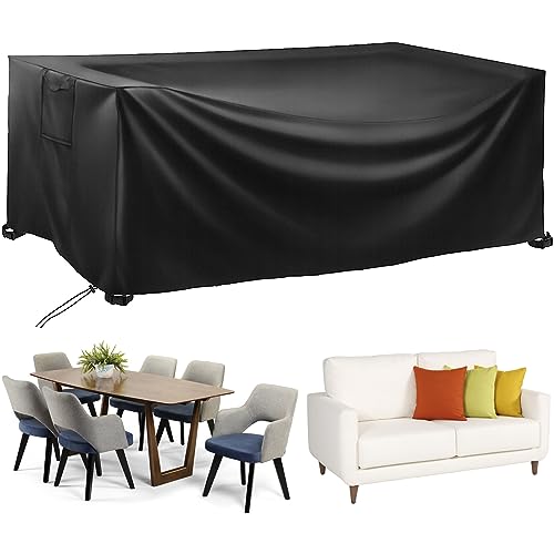 Abdeckung Für Gartenmöbel Set, 200x160x70 cm/Uv-Schutz, 420 D Resistant Garten Tisch Abdeckung In Windproof Oxford Polyester, Outdoor Rattan Sofa Abdeckung Für Gartenmöbel Set, 200x160x70 cm/Uv-Schutz, 420 D Resistant Garten Tisch Abdeckung In Windproof Oxford Polyester, Outdoor Rattan Sofa von AUOKAI