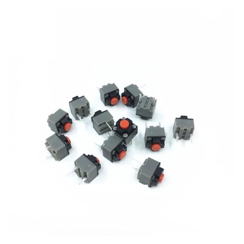 10PCS Mute button 6 * 6 * 7.3 Silent switch wireless Square mute switch button M330 M220 repair parts replace rectangle AUOQKQUT von AUOQKQUT