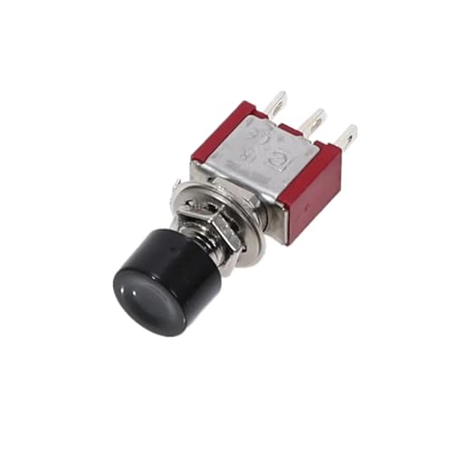 5Pcs 3Pin C-NO-NC 6mm Momentary Automatic Push Button Switch ON-(ON) 2A 250VAC/5A 120VAC Toggle Switches AUOQKQUT(2P) von AUOQKQUT