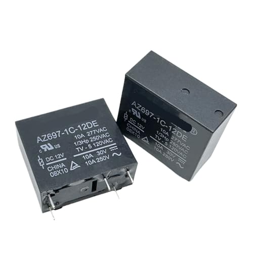 AUOQKQUT 1pc AZ697-1C-12DE (G2RC5-12V-10A) Relay 5pins von AUOQKQUT