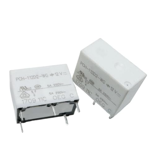 AUOQKQUT 1pc PCH-112D2-WG (33FC-12V-5A) Relay 5pins von AUOQKQUT