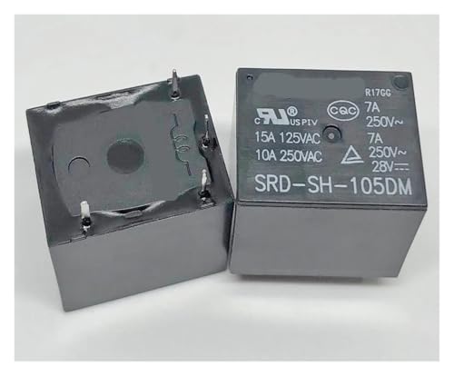 AUOQKQUT 1pc SRD-SH-105DM Relay 4 pins von AUOQKQUT