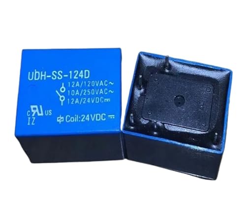 AUOQKQUT 1pc UDH-SS-124D (LZ-1C-6V/12V/24V-12A) Relay 5pins von AUOQKQUT