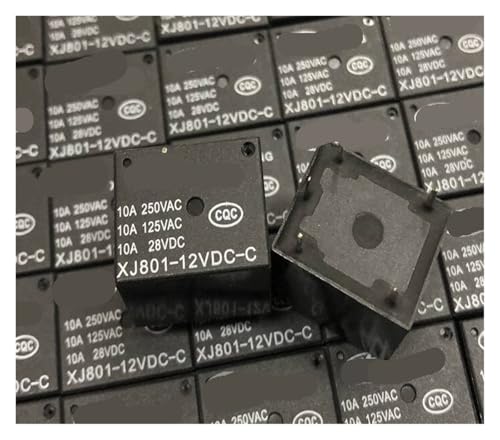 AUOQKQUT 1pc XJ801-12VDC-C (T73-1C-12V-10A-400ohm) Relay 5pins von AUOQKQUT