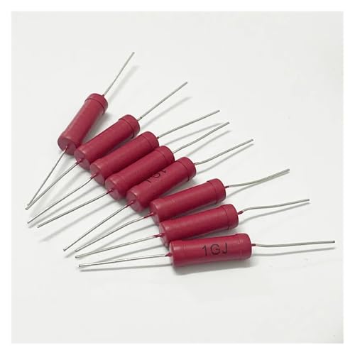 AUOQKQUT RI40 8 * 24MM 5W 1K10K20K100K200K1M2M10M20M30M50M100M200M500M1G1.5G2G3G5G10G20G30G50G100G ohm Dahongpao high Pressure Resistance (50G) von AUOQKQUT