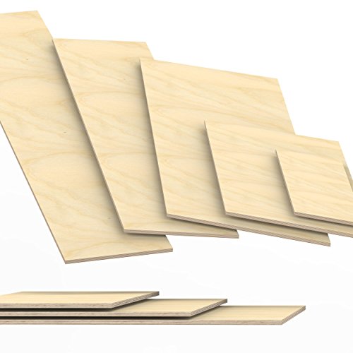 10mm Sperrholz-Platten Zuschnitt Länge bis 150cm Birke Multiplex-Platten Zuschnitte Auswahl: 10x100 cm von AUPROTEC