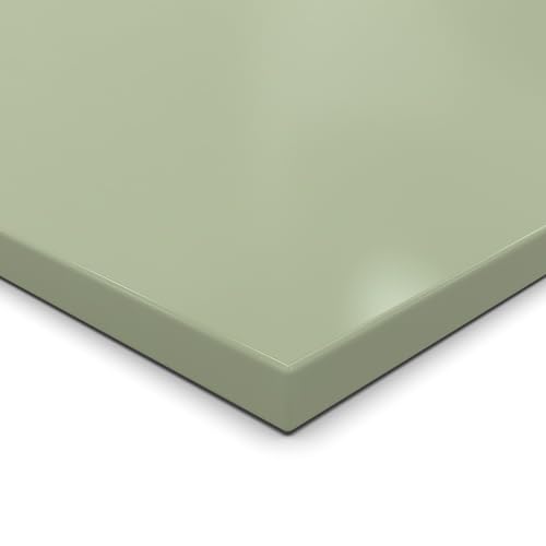 19mm Spanplatte Zuschnitt Avocado Green melaminharzbeschichtet Länge bis 200cm Dekorplatten Zuschnitte mit Umleimer Auswahl: 50 x 140 cm (ABS Kante komplett) von AUPROTEC