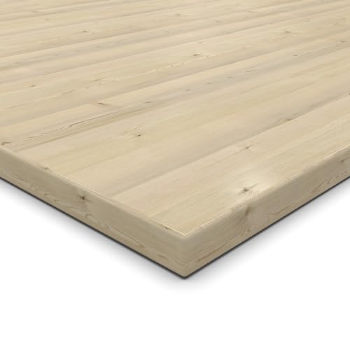 19mm Spanplatte Zuschnitt Polar Pine Urus melaminharzbeschichtet Länge bis 200cm Dekorplatten Zuschnitte mit Umleimer Auswahl: 120 x 40 cm (ABS Kante komplett) von AUPROTEC