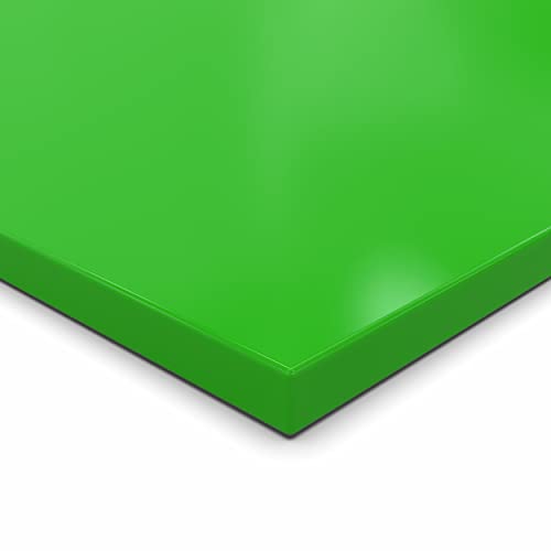 19mm Spanplatte Zuschnitt grün melaminharzbeschichtet Länge bis 200cm Dekorplatten Zuschnitte mit Umleimer Auswahl: 120 x 50 cm (ABS Kante komplett) von AUPROTEC