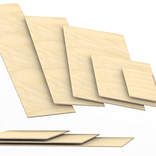 6,5mm Multiplex Zuschnitt Länge bis 200cm Multiplexplatten Zuschnitte Auswahl: 80x10 cm von AUPROTEC