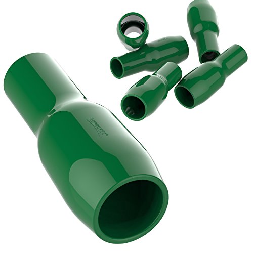 AUPROTEC 10x Isolationstülle für Kabelschuhe 95mm² - 120mm² grün V95 PVC Isolation für unisolierte Rohrkabelschuhe uvm. von AUPROTEC