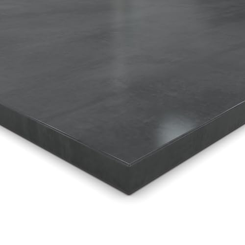 AUPROTEC 19mm Spanplatte Zuschnitt Beton Infinity melaminharzbeschichtet Länge bis 200cm Dekorplatten Zuschnitte mit Umleimer Auswahl: 120 x 70 cm (ABS Kante komplett) von AUPROTEC