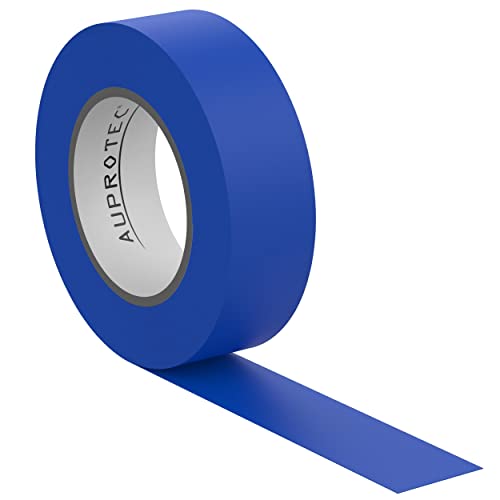 AUPROTEC 1x Isolierband blau 15mm x 10m VDE Isoband PVC Elektriker Klebeband DIN EN 60454-3-1 von AUPROTEC